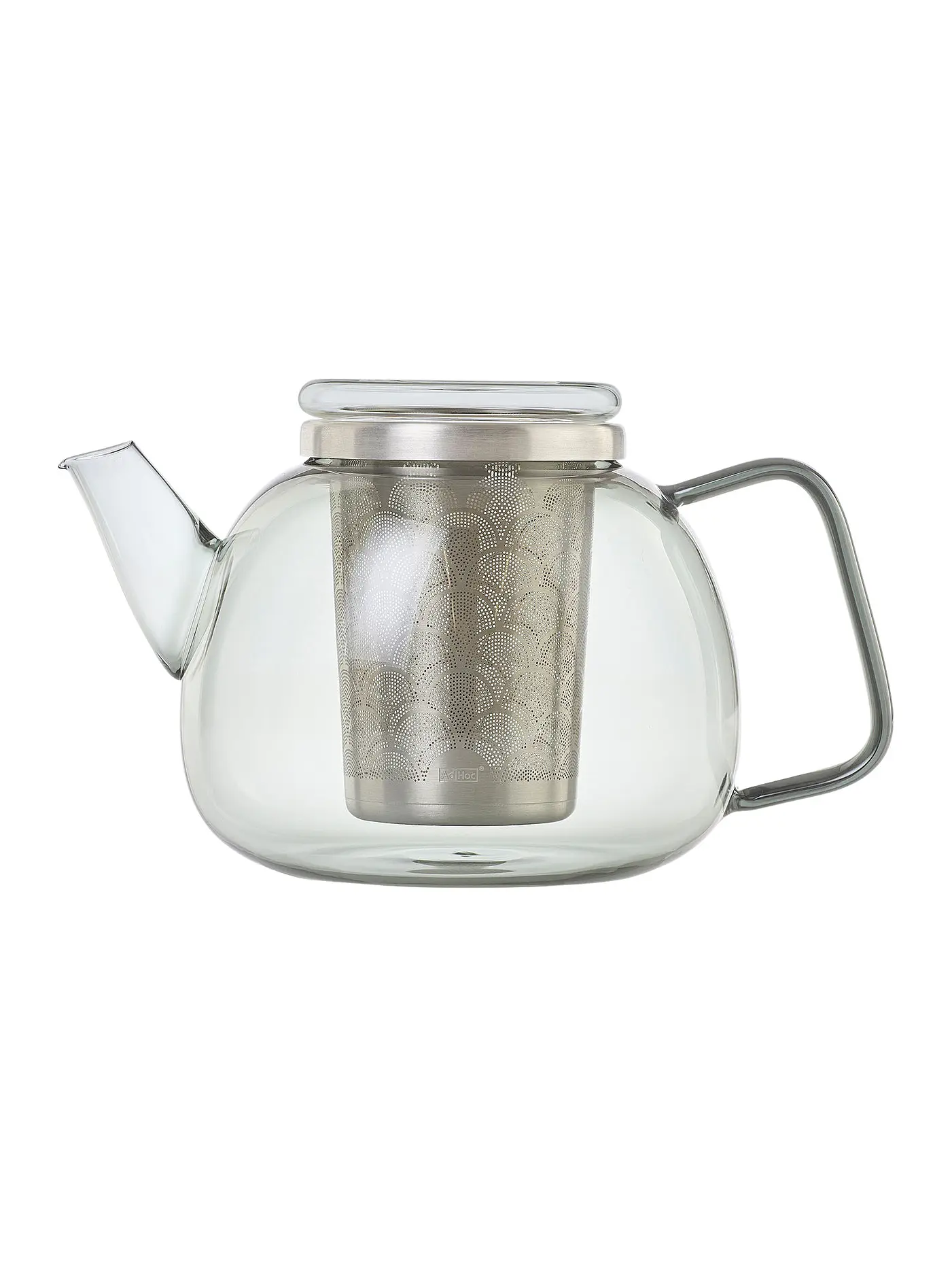 AD HOC | Teekanne 1,2 l YUNA Glas / Grau | 